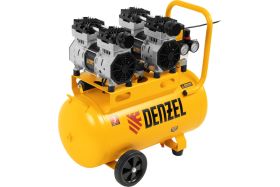 Поршневой компрессор 50 л, 260 л/м, 230В, 1.5 кВт, коаксиальный (прямой), безмасляный DENZEL DLS 1500/50 Поршневой компрессор 50 л, 260 л/м, 230В, 1.5 кВт, коаксиальный (прямой), безмасляный DENZEL DLS 1500/50
