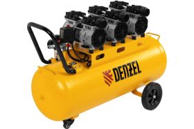 Поршневой компрессор 100 л, 345 л/м, 220В, 1.8 кВт, ременной, DENZEL DLS 1800/100 Поршневой компрессор 100 л, 345 л/м, 220В, 1.8 кВт, ременной, DENZEL DLS 1800/100