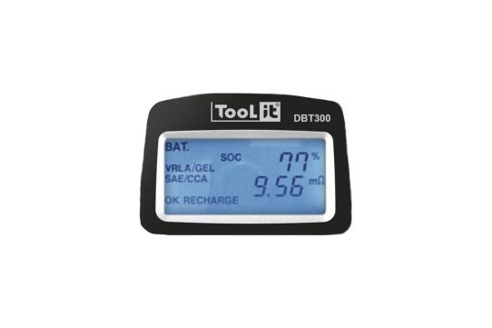 Тестер аккумуляторов 12В AGM, EFB, Gel до 150Ач с цифровым индикатором и защитой от переполюсовки GYS 024175 DBT300