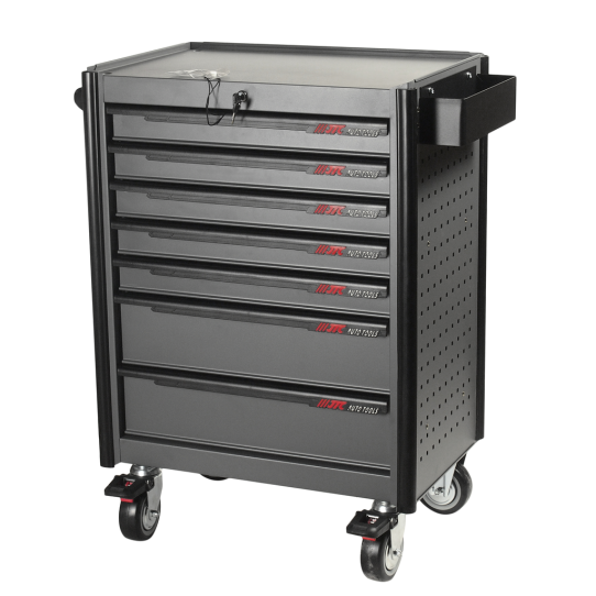 Тележка инструментальная JTC-5021, 7 ящиков, с набором инструментов 344 предмета