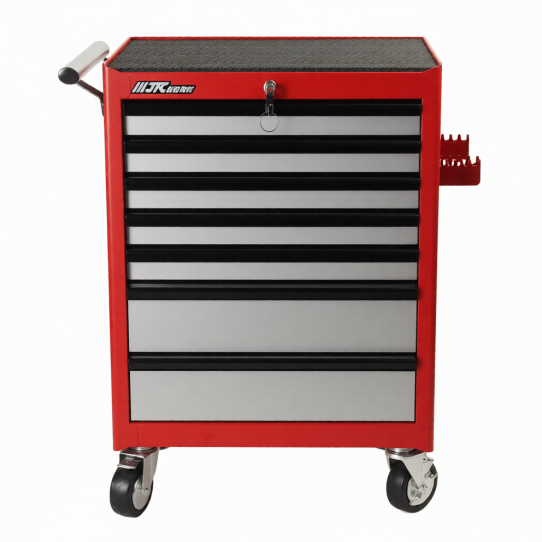 Тележка инструментальная JTC-3931, 7 ящиков, с набором инструментов 225 предметов