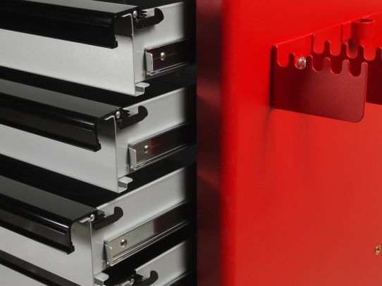 Тележка инструментальная JTC-3931, 7 ящиков, с набором инструментов 225 предметов