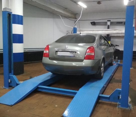 Легковой комплект для сход-развала Техносоюз до 24 дюйма F4D4+7212 T грузоподъемность 4т