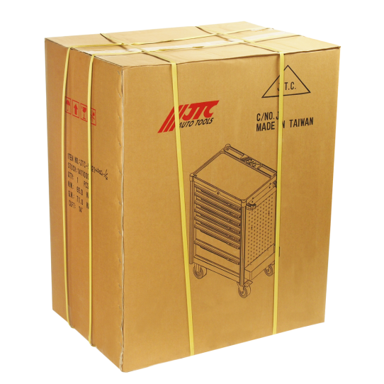 Тележка инструментальная JTC-5021, 7 ящиков, с набором инструментов 279 предметов