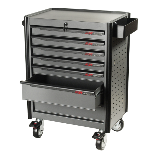 Тележка инструментальная JTC-5021, 7 ящиков, с набором инструментов 279 предметов