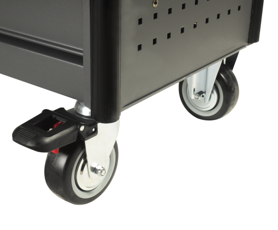 Тележка инструментальная JTC-5021, 7 ящиков, с набором инструментов 279 предметов