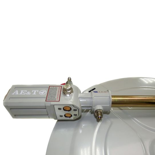 Нагнетатель смазки пневматический для бочек 180-220 л, рабочее давление 5-8 бар, с производительностью 800 г/мин AE&T HG-77220