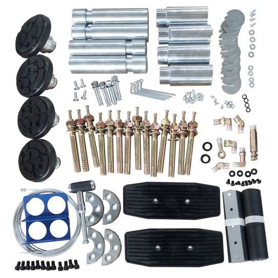 Двухстоечный подъемник AE&T TTPF-15C 6.8т, электрогидравлический, 380В, с нижней синхронизацией, 110-2018 мм