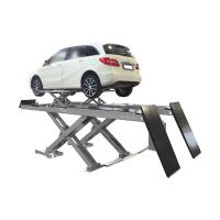 Подъёмник ножничный 4,5 т, гладкие трапы, люфт-детектор, OMER, FOX 45 VX FM CA DT+SP4B