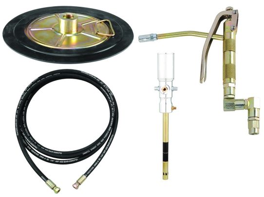 Нагнетатель смазки пневматический с емкостью 13 л и давлением смазки до 400 бар, производительность 0.8 л/мин Техносоюз TS50500