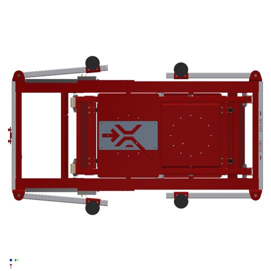 Подъемник ножничный 3т для шиномонтажа и автосервиса ASTRA МИНИЛИФТ AR100.2 X1 (3000 кг) пневматический передвижной
