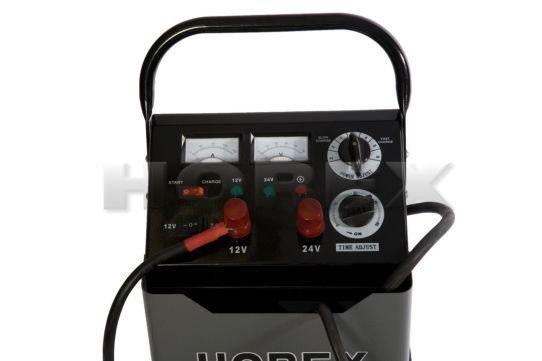 Пуско-зарядное устройство для 12В и 24В аккумуляторов с пусковым током 1250А HZ 18.802 HOREX