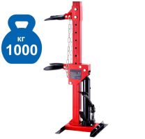 Стяжка для пружин гидравлическая 1 тонна, Техносоюз ES-0301F от 101 до 165 мм, с ножным приводом, с ходом поршня 325 мм