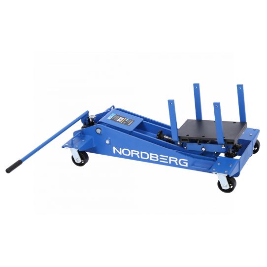 Домкрат трансмиссионный 2т подкатной гидравлический для кпп Nordberg N32210