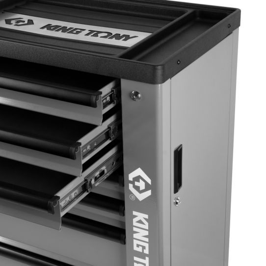 Тележка инструментальная KING TONY 87G38-7B-G, 7 ящиков, без инструментов