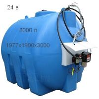 Мини АЗС для дизельного топлива 8000 л. 24 вольт