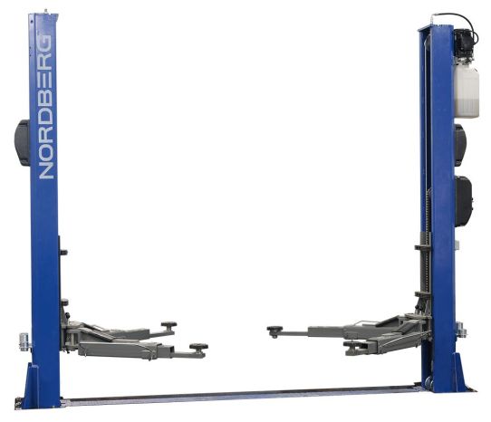 Двухстоечный подъемник Nordberg N4125-4,5B 4.5т, электрогидравлический, 380В, с нижней синхронизацией, 100-2000 мм