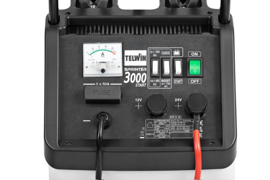 Пуско-зарядное устройство для 12В и 24В аккумуляторов, пусковой ток 300А SPRINTER 3000 START 230В 12-24В TELWIN