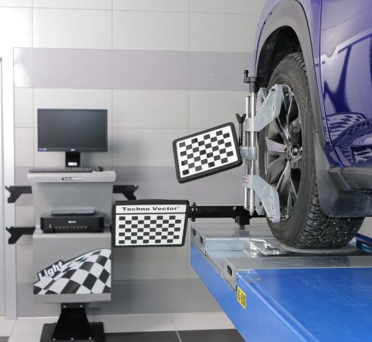 Легковой комплект для сход-развала Техносоюз до 24 дюйма TS5.5D-4L+6202 грузоподъемность 5.5т