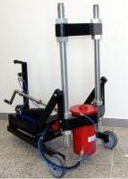 Выпрессовщик шкворней 75 тонн пневмогидравлический шкворнедав для грузовиков на тележке НL-P-SC 80 Выпрессовщик шкворней 75 тонн пневмогидравлический шкворнедав для грузовиков на тележке НL-P-SC 80