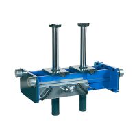 Канавный пневмогидравлический двухштоковый навесной подъемник 15 т GD150-2 AC Hydraulic