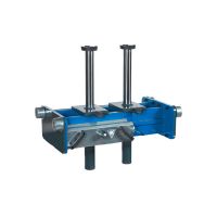 Канавный пневмогидравлический навесной двухштоковый подъемник 20 т GD200-2 AC Hydraulic