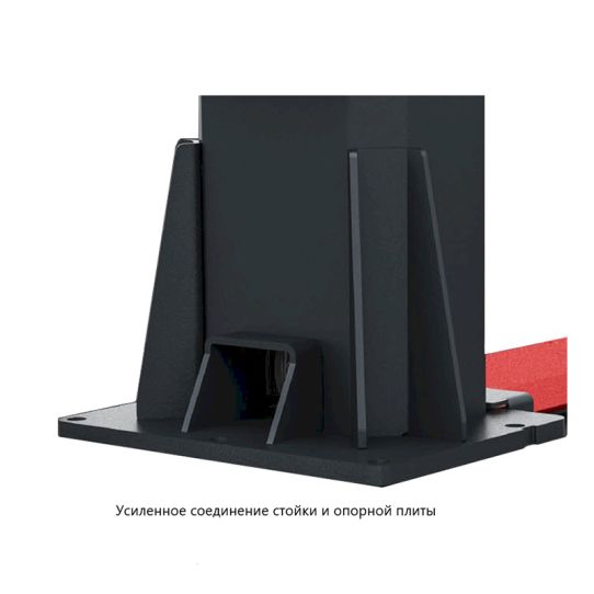 Двухстоечный подъемник BRIGHT ALPHA 45_RAL7016 4.5т, электрогидравлический, 380В, с нижней синхронизацией, 95-2045 мм