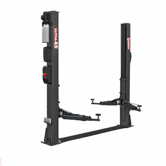 Двухстоечный подъемник BRIGHT ALPHA 45_RAL7016 4.5т, электрогидравлический, 380В, с нижней синхронизацией, 95-2045 мм