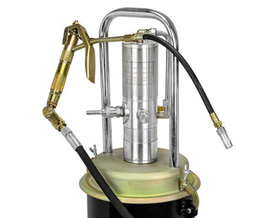 Нагнетатель смазки пневматический с емкостью 12л, давление до 400 бар, производительность 0.85 л/мин Forsage F-TRH12 BIG