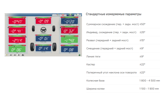 Стенд 3D сход-развал для легковых, внедорожников и микроавтобусов Astrade BB030035, мобильный
