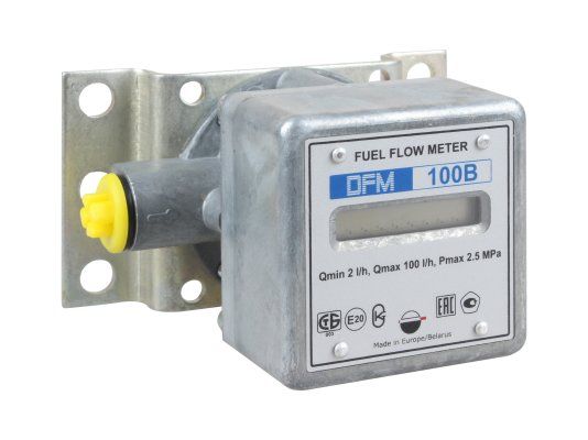 Счетчик топлива электронный 0.03-1.7 л.м. DFM 100B для дизельного топлива