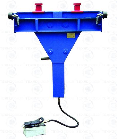 Канавный пневмогидравлический навесной одноштоковый подъемник 10 т ПНК-10