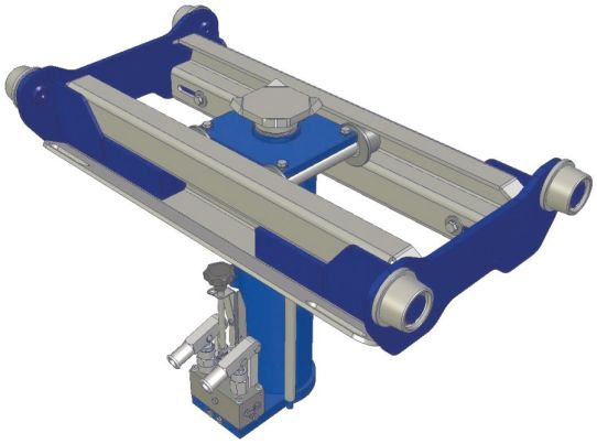 Канавный гидравлический навесной одноштоковый подъемник 14.5 т MGH 14.5 / 45 Maha