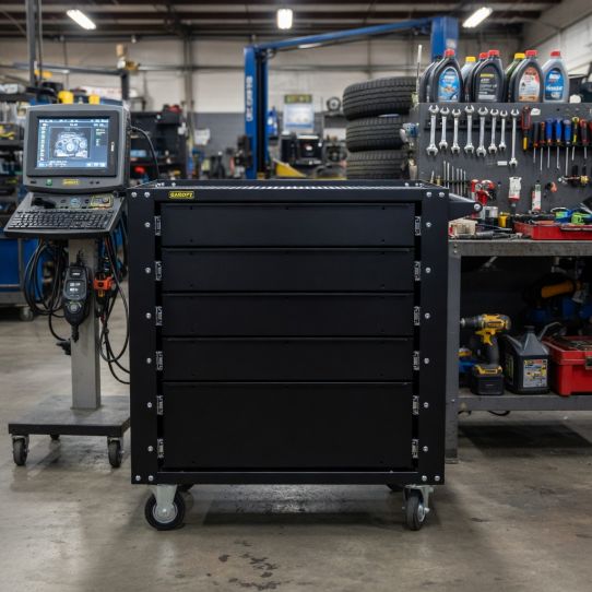 Тележка инструментальная Garopt GT6, 6 ящиков, без инструментов, черная