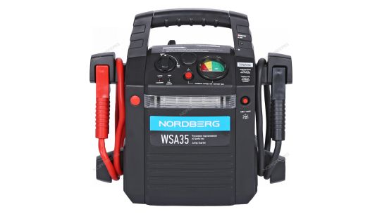 Пусковое устройство бустер 12/24В, максимально пусковой ток 2400А,своя емкость 44 Ач, функция Power Bank WSA35 Nordberg