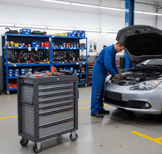 Тележка инструментальная JTC-S1074 7 ящиков, без инструментов