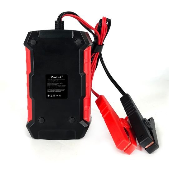 Тестер и зарядное устройство АКБ 12/24В с восстановлением, цифровой индикатор, защита 3 в 1 iCartool IC-107