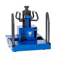 Канавный пневмогидравлический напольный подъемник 15 т, двухштоковый GGD150U AC Hydraulic