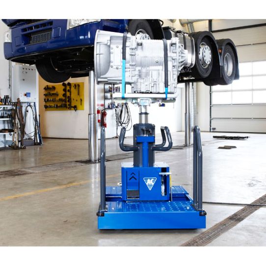 Канавный пневмогидравлический подъемник 15т, напольный Двухштоковый GGD150F AC Hydraulic