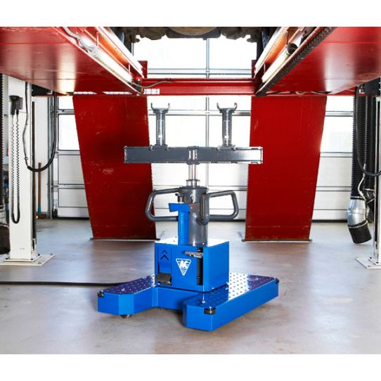 Канавный пневмогидравлический подъемник 15т, напольный Двухштоковый GGD150F AC Hydraulic