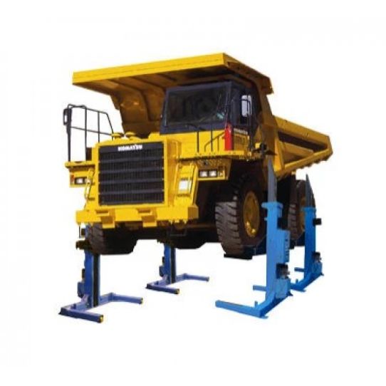 Подкатной подъемник для грузовых автомобилей электрогидравлический 50т АСО ПГ-50, 4 колонны