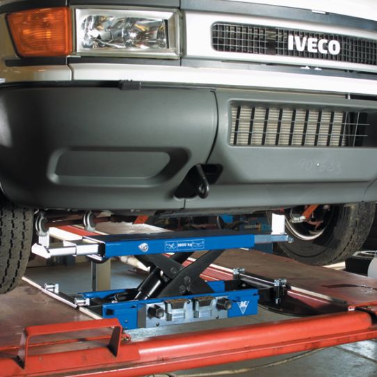 Траверса пневмогидравлическая для ямы, г/п 2 т AC Hydraulic SD20PHL+62.355.00 RAL7040