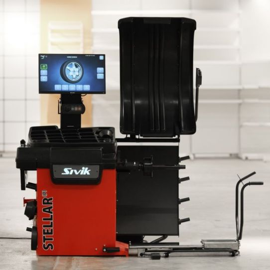 Пневматический лифт для подъема легковых и грузовых колес, 70 кг Sivik КС-239