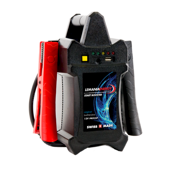 Пусковое устройство бустер для запуска 12В, пусковой ток от 1200А до 4000А, встроенный аккумулятор AGM 6000мАч, LEMANIA ENERGY, C24-1200