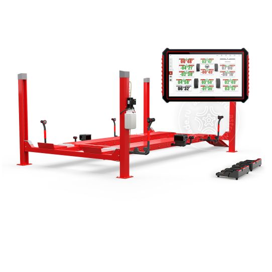 Стенд сход-развал бесконтактный напольный Launch SmartSafe WA913455WF для легковых, внедорожников и микроавтобусов