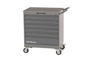 Тележка инструментальная Optimal NT226, 6 ящиков, без инструментов, серая