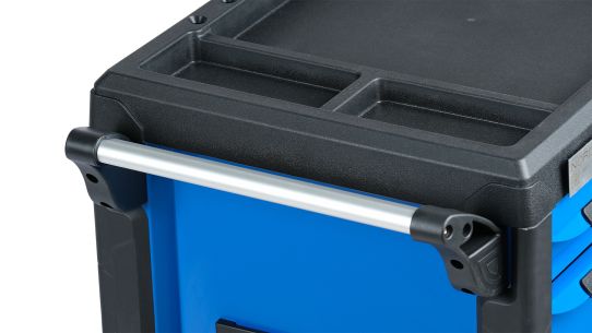 Тележка инструментальная, Nordberg T5P, 5 ящиков, с системой защиты от опрокидывания, синяя