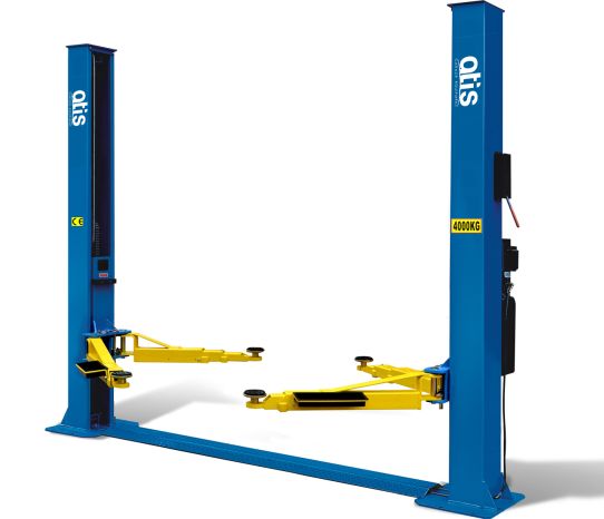 Двухстоечный подъемник Atis A240XM (CЕРЫЙ) 4т, электрогидравлический, 220 и 380В, с нижней синхронизацией, 89-1922 мм