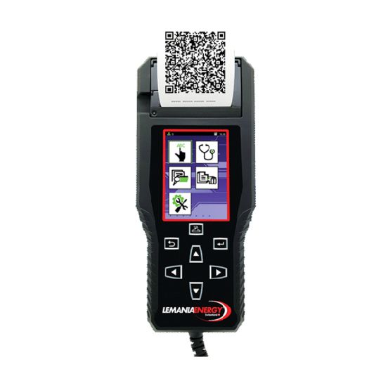 Тестер аккумуляторов 12/24В AGM GEL EFB с цифровым дисплеем и встроенным термопринтером, LEMANIA ENERGY T13