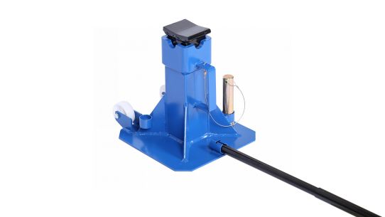 Подставка страховочная под автомобиль Nordberg N3022W 22 т, комплект 2 шт c колесами, фиксация при помощи пальца